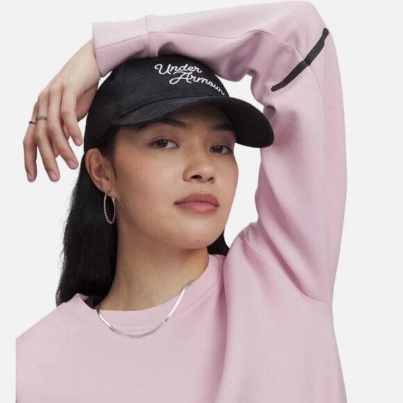 NEW Under Armour Unstoppable Fleece Crew Neck PINK Sweatshirt XXL - Picture 5 of 6